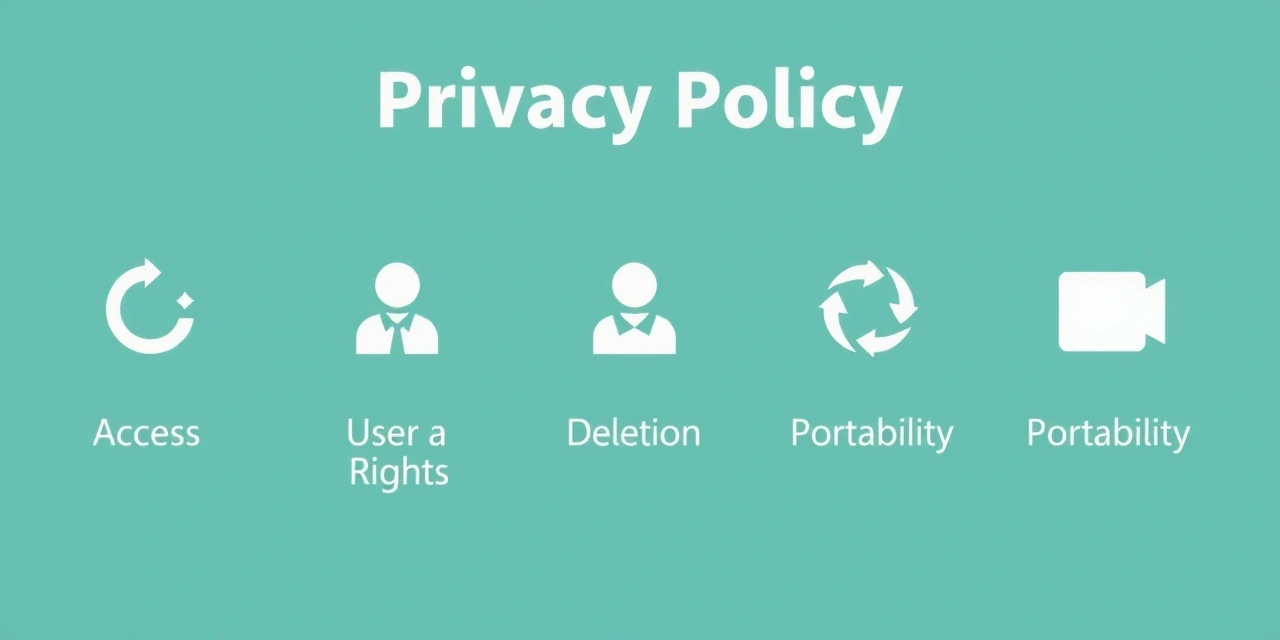 Icônes représentant les droits des utilisateurs en matière de données