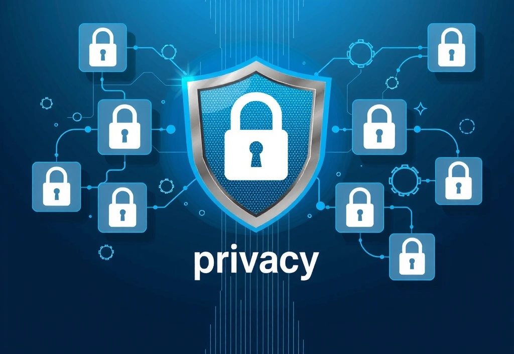 Illustration représentant un bouclier de protection des données