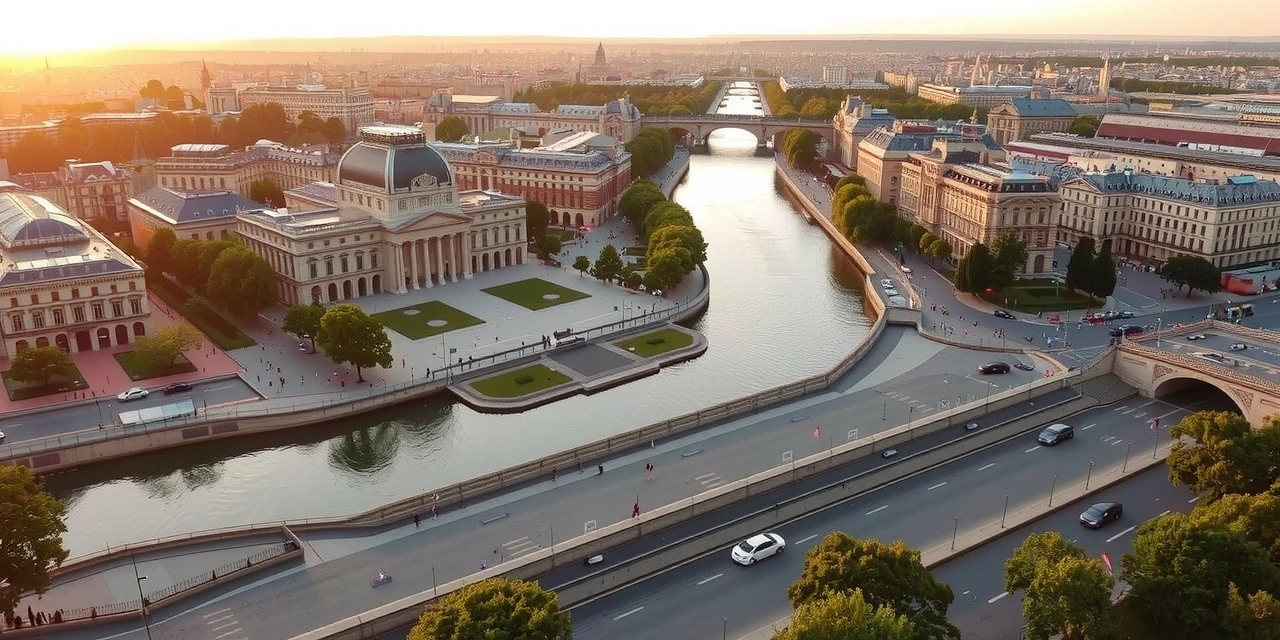 Vue aérienne du Louvre à Paris, symbolisant l'inspiration de Louvrevitacv